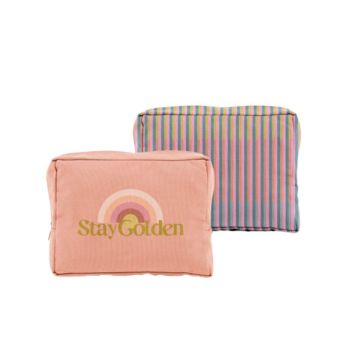 Full Color Cotton Gusset Pouch